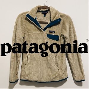 Patagonia Re-Tool Snap-T Fleece Pullover - Cream